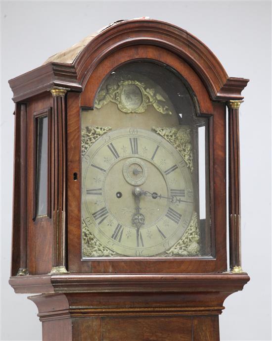 John Snatt of Ashford A George III oak eight day longcase clock, 7ft 1in.